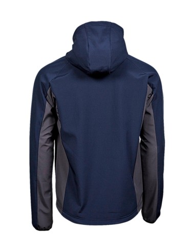 T-9514-Mens Hooded Lightweight Performance Softshell Jacket